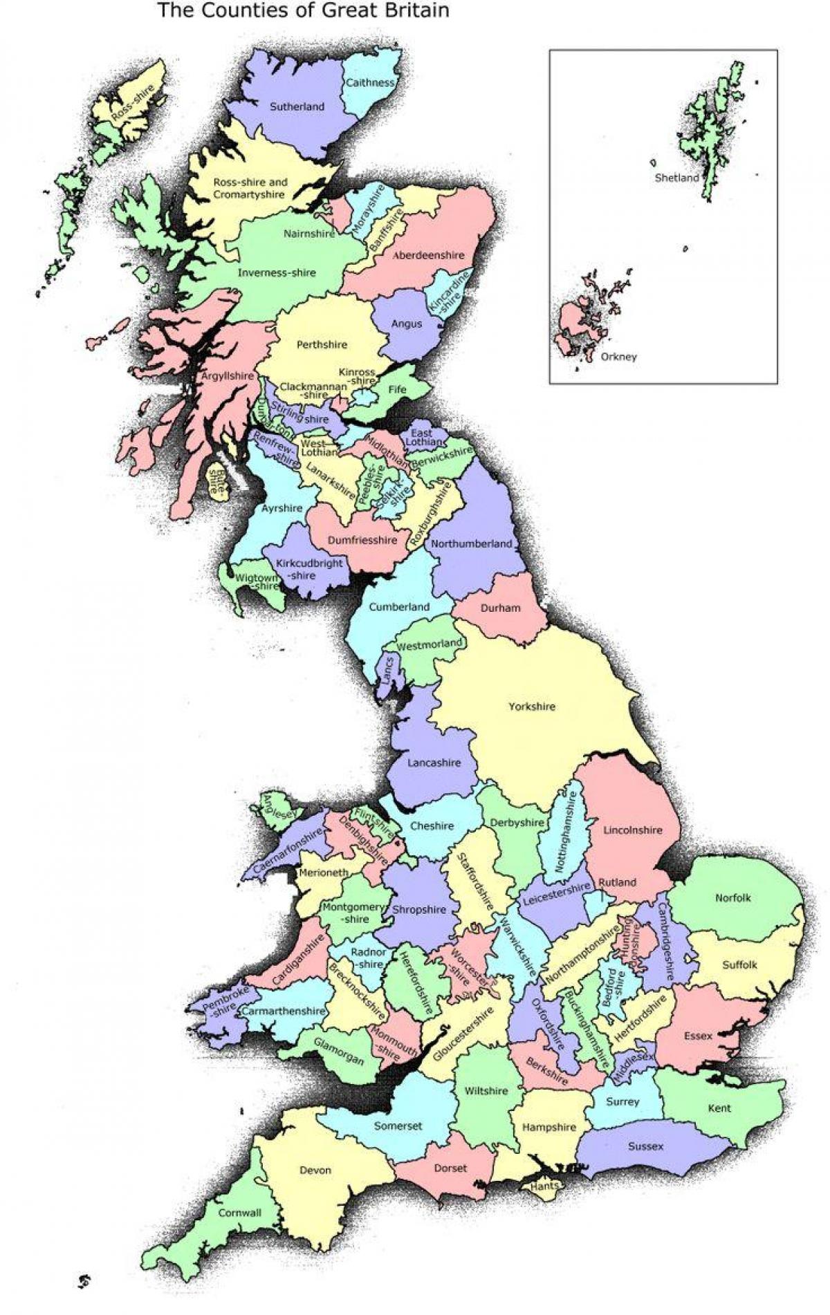 missä on ison-Britannian kartalta