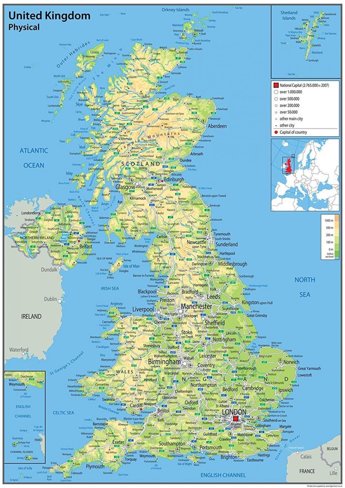 kartta UK