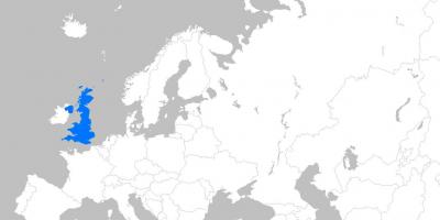 Yhdistynyt Kuningaskunta - UK kartta - Kartat-Iso-Britannia - UK (Pohjois- Eurooppa - Eurooppa)
